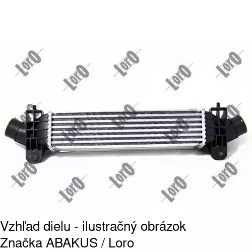 Chladiče vzduchu (Intercoolery) 3218J8-1 /POLCAR/ - obr. 2