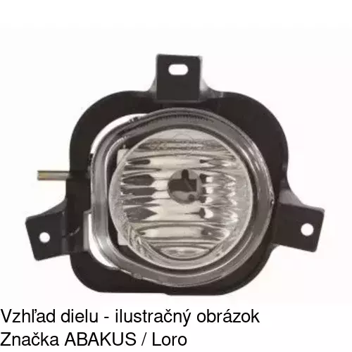 Hmlové svetlo - predné 323330-E /POLCAR/ - obr. 3