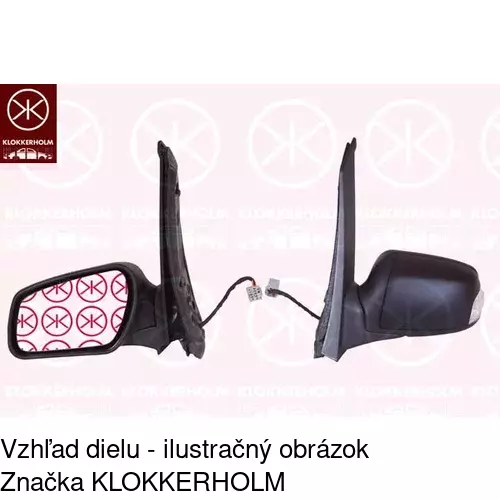 Vonkajšie zrkadlo 3235516M /POLCAR/ - obr. 4