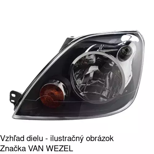 Hlavný reflektor 3237091E /POLCAR/ - obr. 4