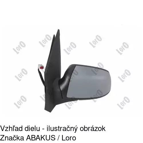 Vonkajšie zrkadlo 3237516M /POLCAR/ - obr. 2