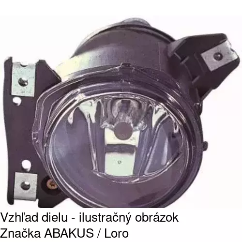 Hmlové svetlo - predné 324130-E /POLCAR/ - obr. 1