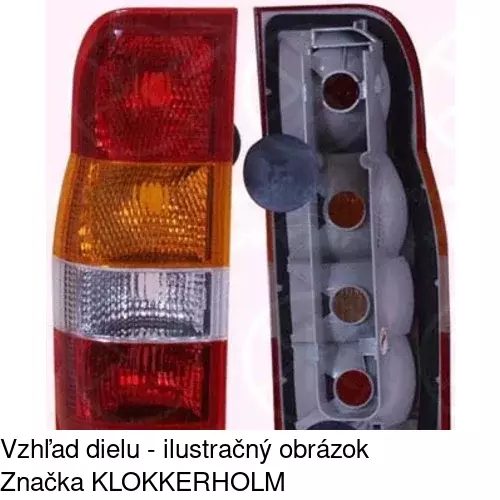 Zadné svetlo 3247872E /POLCAR/ - obr. 2