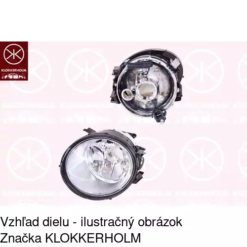 Hmlové svetlo - predné 3280300E /POLCAR/ - obr. 1