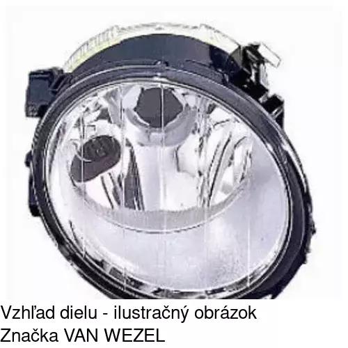 Hmlové svetlo - predné 3280300E /POLCAR/ - obr. 3