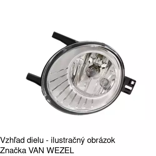 Hmlové svetlo - predné 328129-E /POLCAR/ - obr. 1