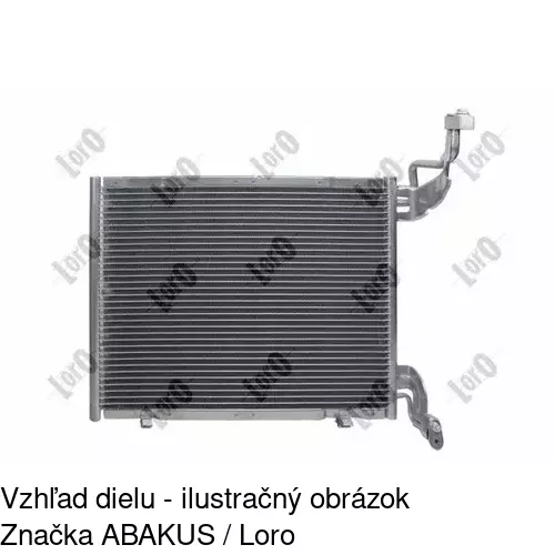 Chladiče klimatizácie 32B1K8C3S /POLCAR/ - obr. 1