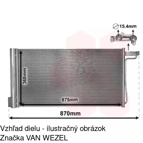 Chladiče klimatizácie 32C1K8C1S /POLCAR/ - obr. 4