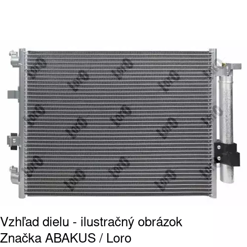 Chladiče klimatizácie 32C1K8C4S /POLCAR/ - obr. 2