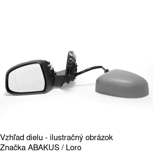 Vonkajšie zrkadlo 32D1516E /POLCAR/ - obr. 2