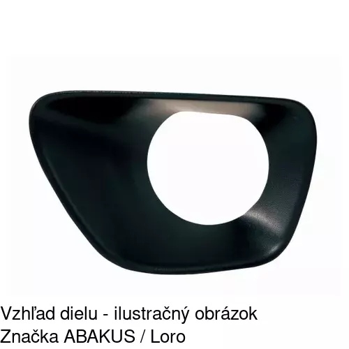 Kryt v nárazníku POLCAR 343127-2