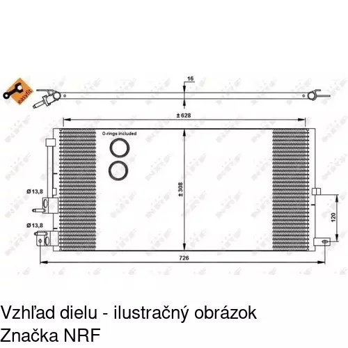 Chladiče klimatizácie POLCAR 3710K82X