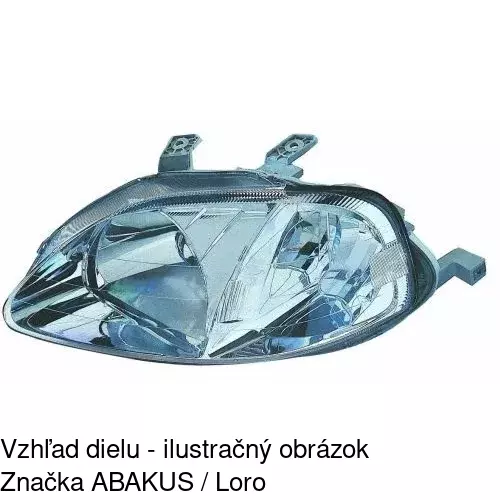 Hlavný reflektor 3811101E /POLCAR/ - obr. 2