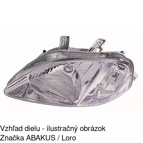 Hlavný reflektor 3812103E /POLCAR/ - obr. 1