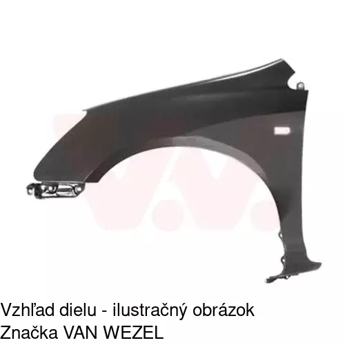 Predný blatník 382502 /POLCAR/