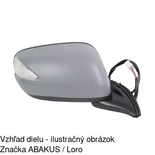Vonkajšie zrkadlo 3837527E /POLCAR/