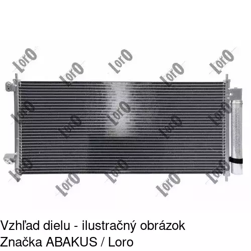 Chladiče klimatizácie 3837K8C1S /POLCAR/ - obr. 2