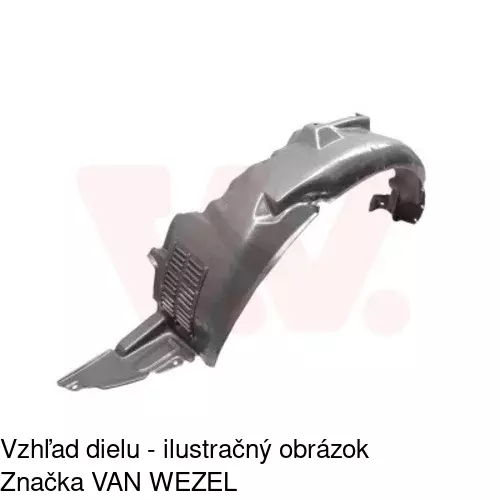 Podblatník (plast) POLCAR 4009FL1T