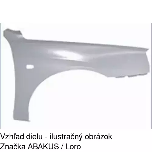Predný blatník POLCAR 401302