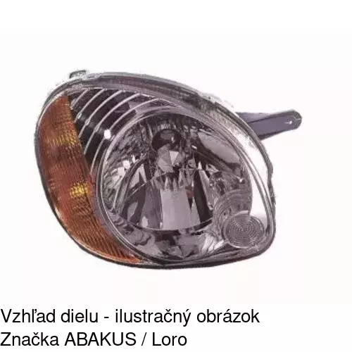 Hlavný reflektor POLCAR 4041091E