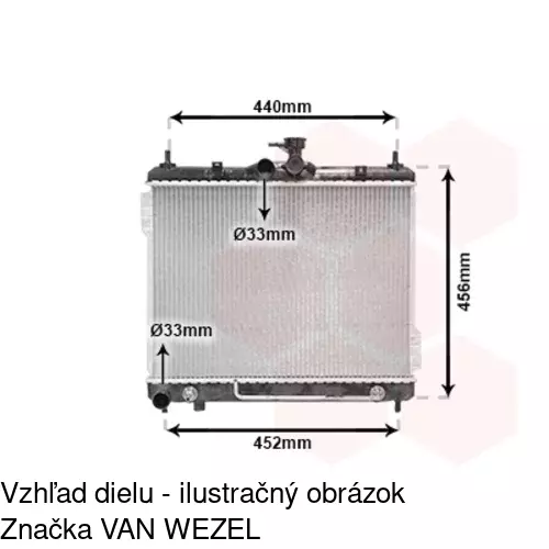 Chladiče vody 404208-3 /POLCAR/ - obr. 1