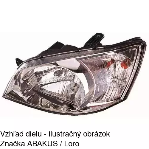 Hlavný reflektor 4042091E /POLCAR/ - obr. 2