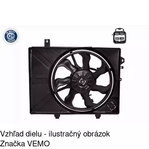 Ventilátory chladičov 404223W1 /POLCAR/ - obr. 1