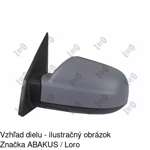 Vonkajšie zrkadlo POLCAR 4047513S
