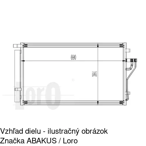 Chladiče klimatizácie 4048K84X /POLCAR/ - obr. 1