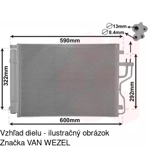 Chladiče klimatizácie 4048K8C2S /POLCAR/ - obr. 1