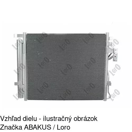 Chladiče klimatizácie 4052K8C2S /POLCAR/ - obr. 1