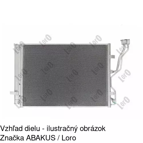 Chladiče klimatizácie 40D1K82X /POLCAR/ - obr. 2