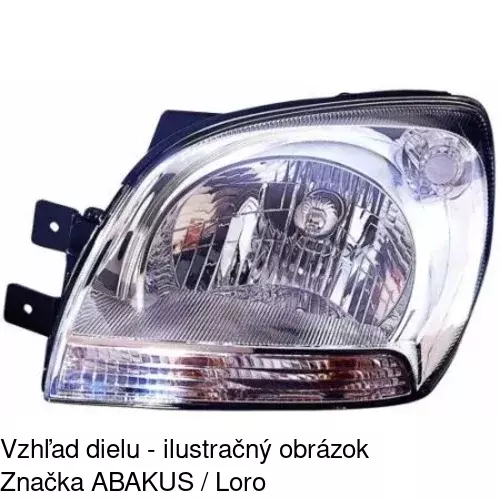 Hlavný reflektor 4103101E /POLCAR/ - obr. 1