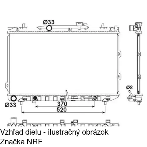 Chladiče vody POLCAR 4113085X