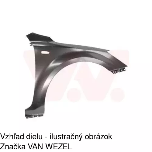 Predný blatník 411402 /POLCAR/ - obr. 1