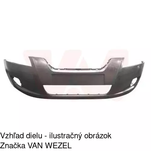 Predný nárazník POLCAR 411407