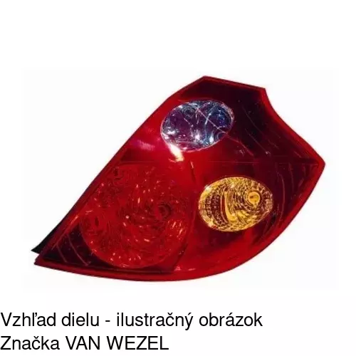 Zadné svetlo 411488-E /POLCAR/ - obr. 2