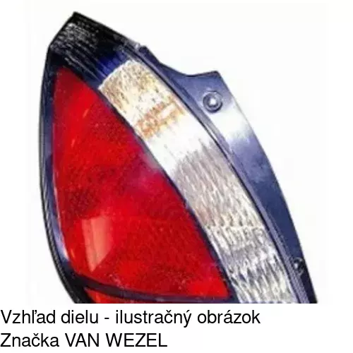 Zadné svetlo 411787-E /POLCAR/ - obr. 1