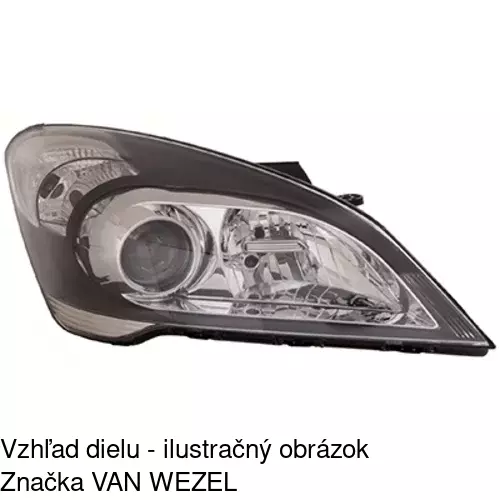 Hlavný reflektor 411810-E /POLCAR/ - obr. 4