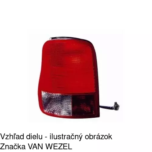 Zadné svetlo 414187-E /POLCAR/ - obr. 1