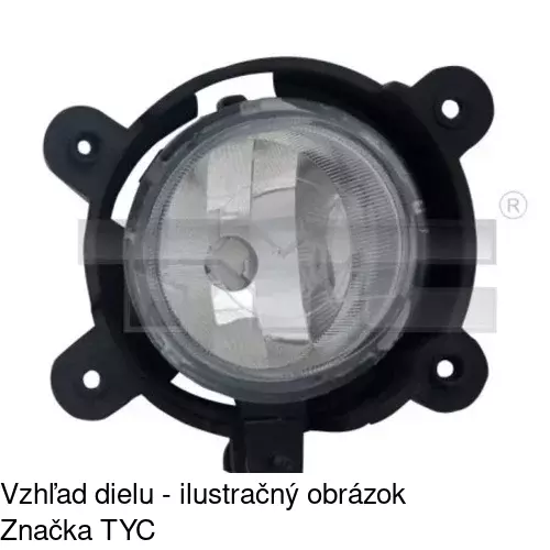 Hmlové svetlo - predné POLCAR 4171290E