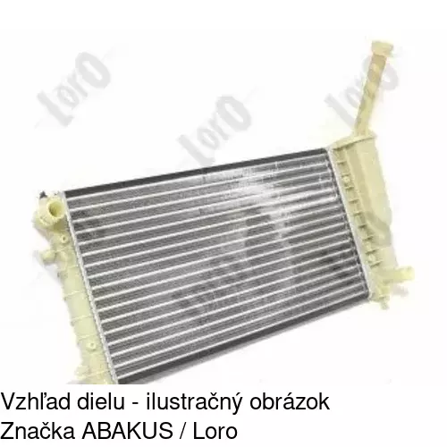 Chladiče vody 420208A7 /POLCAR/ - obr. 2