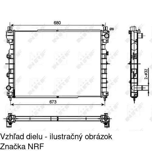 Chladiče vody 431008-1 /POLCAR/ - obr. 1