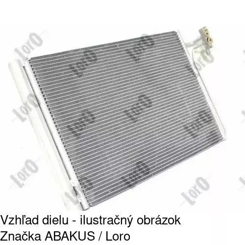 Chladiče klimatizácie 4332K8C1 /POLCAR/ - obr. 1