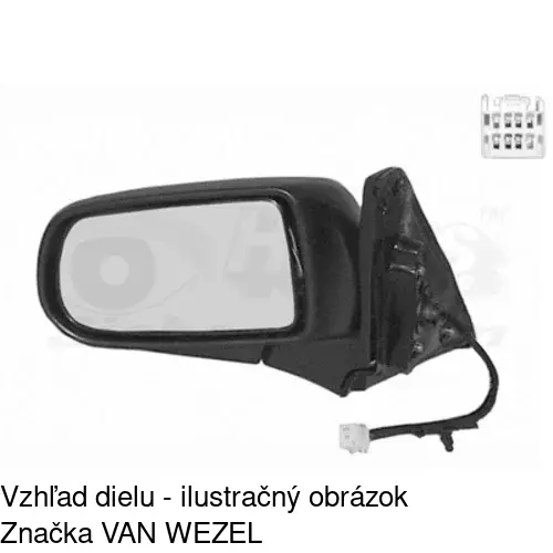Vonkajšie zrkadlo 4509515M /POLCAR/ - obr. 2