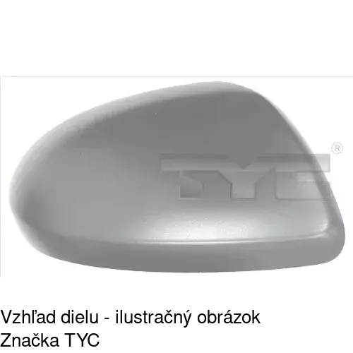 Rám vonkajšieho zrkadla 453357PE /POLCAR/ - obr. 1