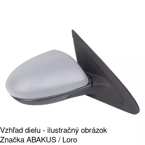 Vonkajšie zrkadlo 4542522M /POLCAR/ - obr. 1
