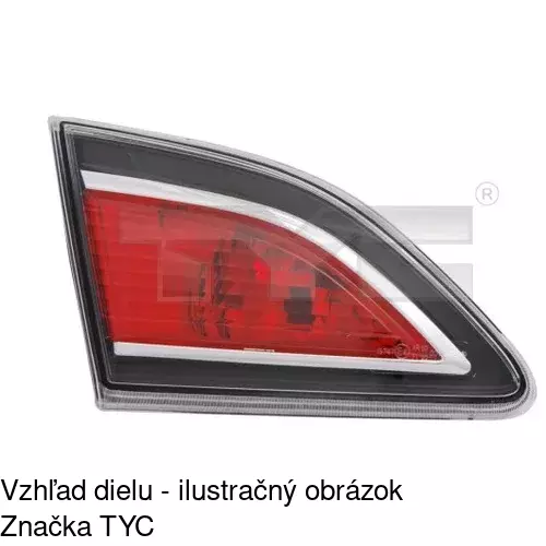 Zadné svetlo POLCAR 4542871E