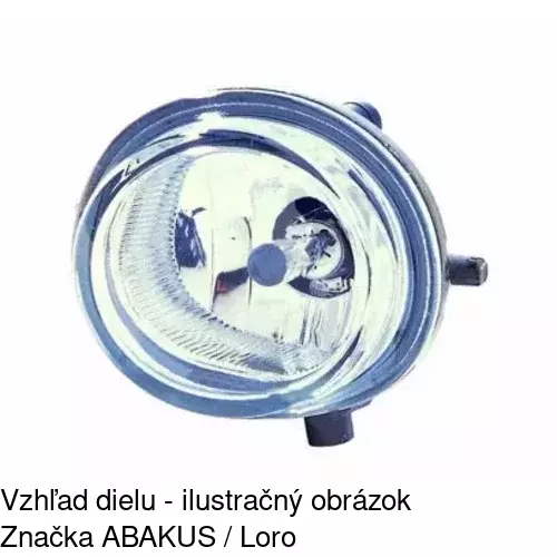 Hmlové svetlo - predné 4550290E /POLCAR/ - obr. 5