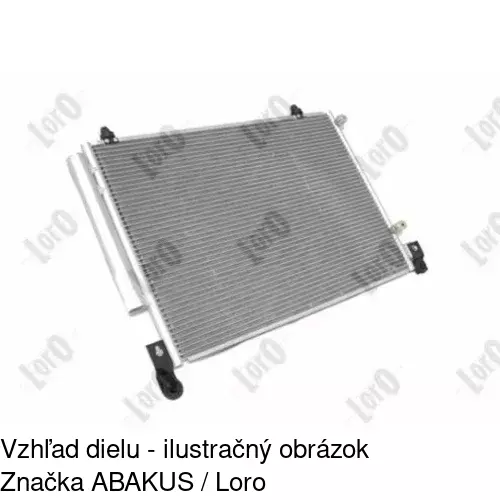 Chladiče klimatizácie 4579K8C1 /POLCAR/ - obr. 1